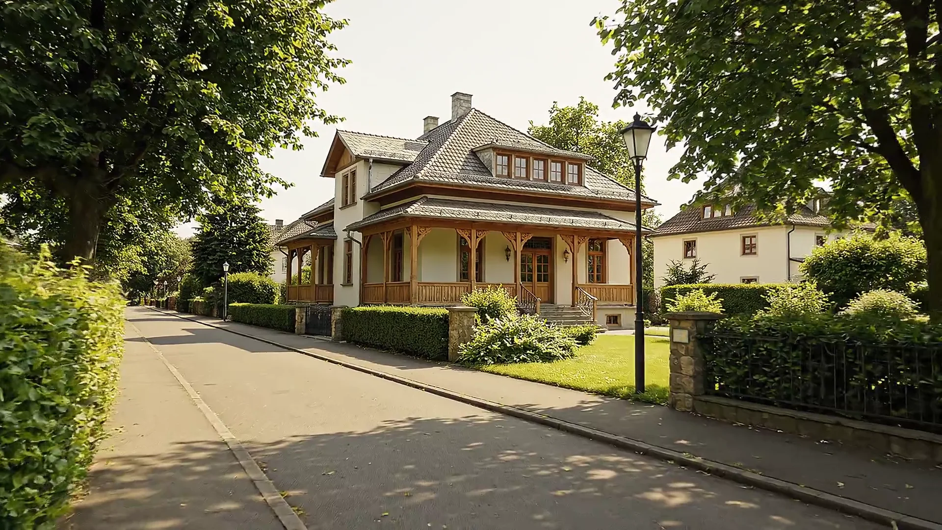 Illustrative Architekturvisualisierung für Kleinzschachwitz