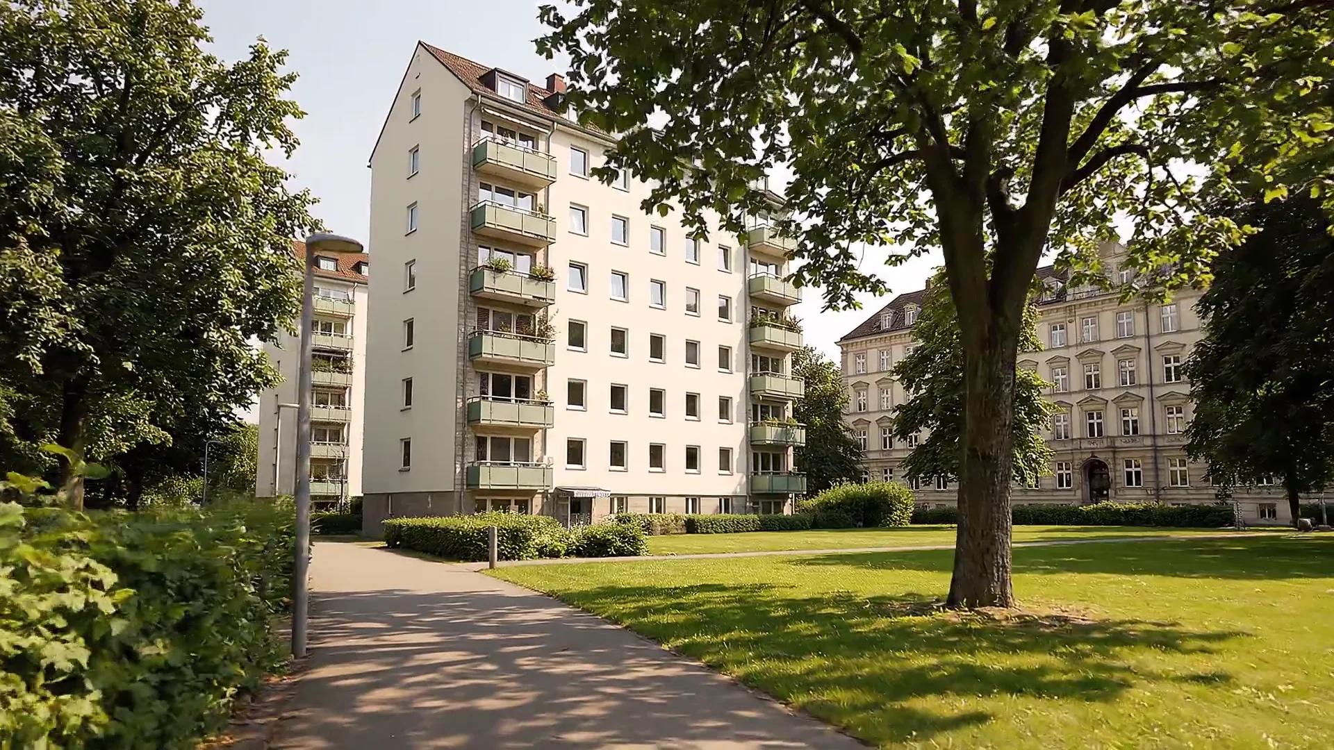 Illustrative Architekturvisualisierung für Johannstadt