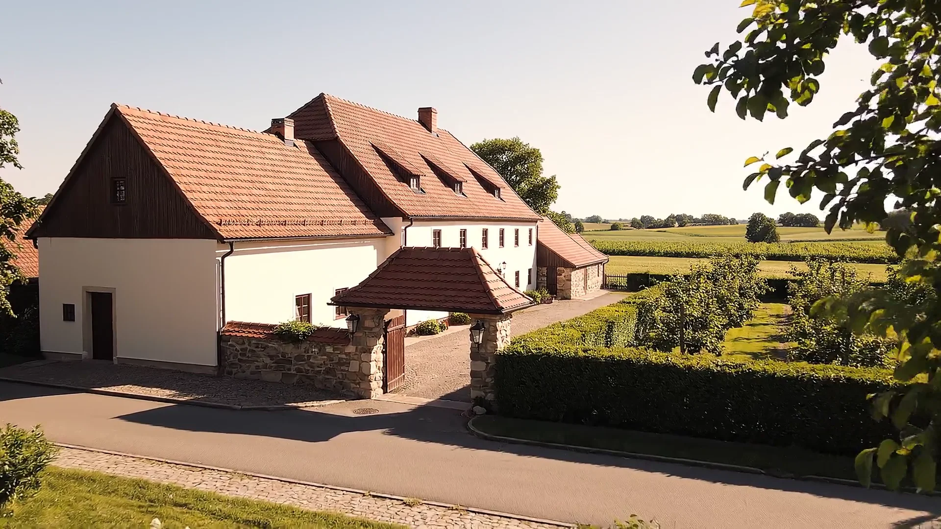 Illustrative Architekturvisualisierung für Mobschatz