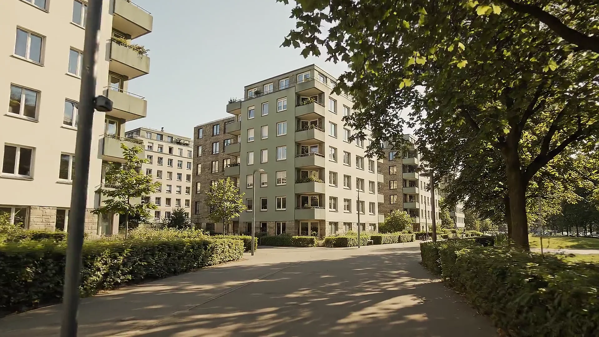 Illustrative Architekturvisualisierung für Seevorstadt