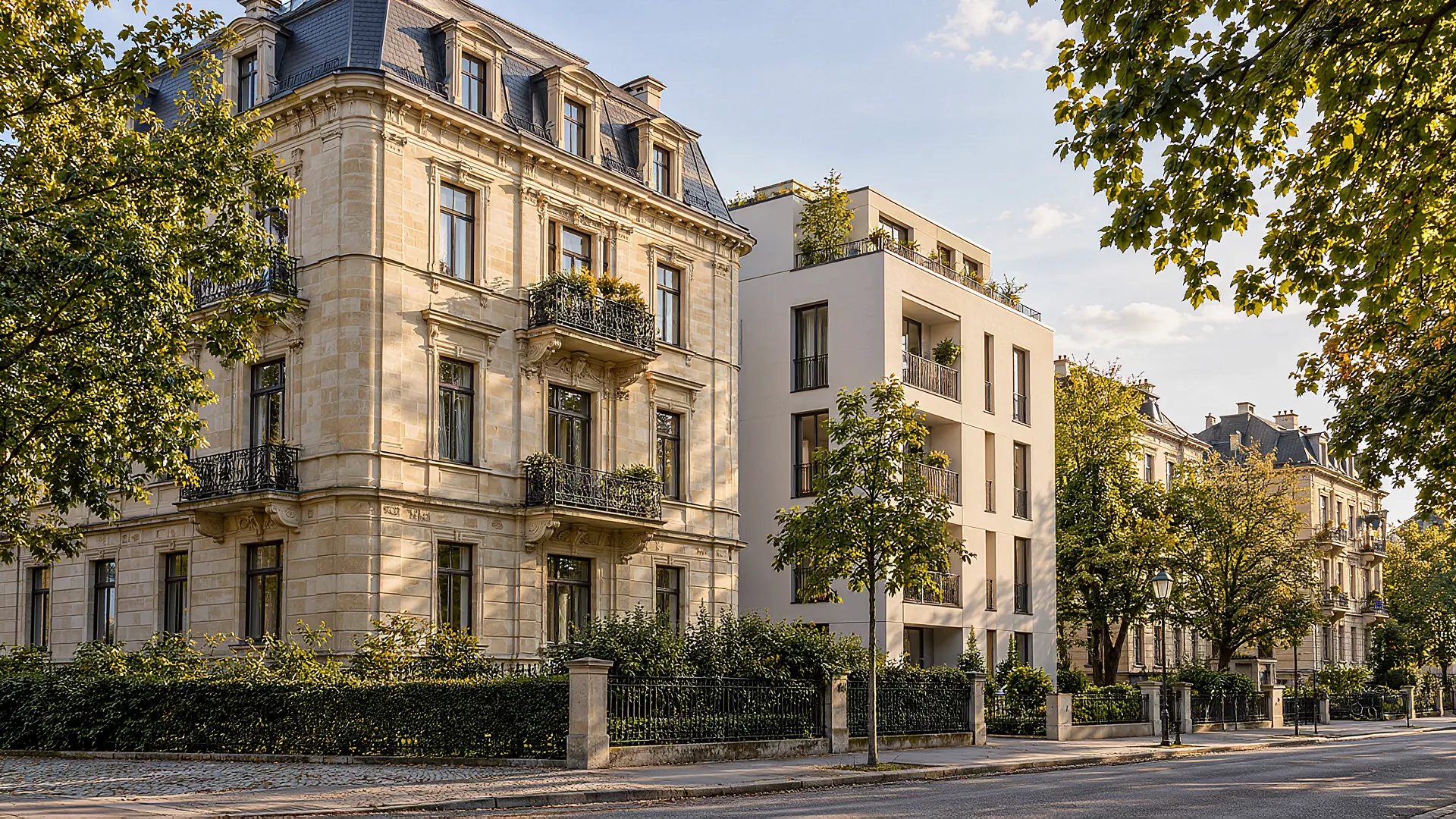Historische und zeitgenössische Wohnarchitektur