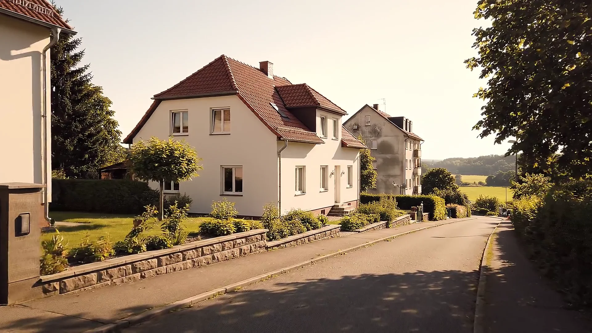 Illustrative Architekturvisualisierung für Coschütz / Gittersee