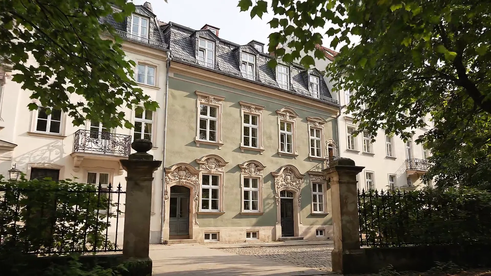 Illustrative Architekturvisualisierung für Innere Neustadt