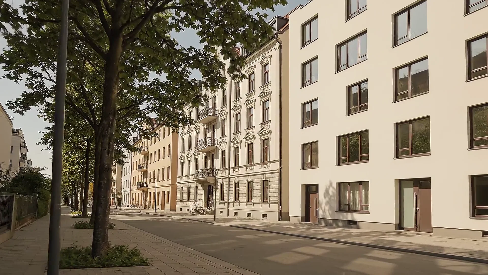 Illustrative Architekturvisualisierung für Südvorstadt