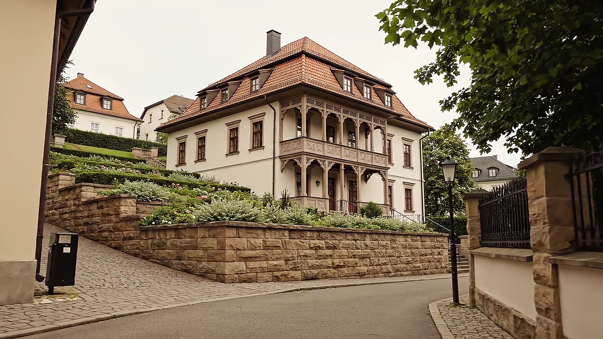 Illustrative Architekturvisualisierung für Loschwitz