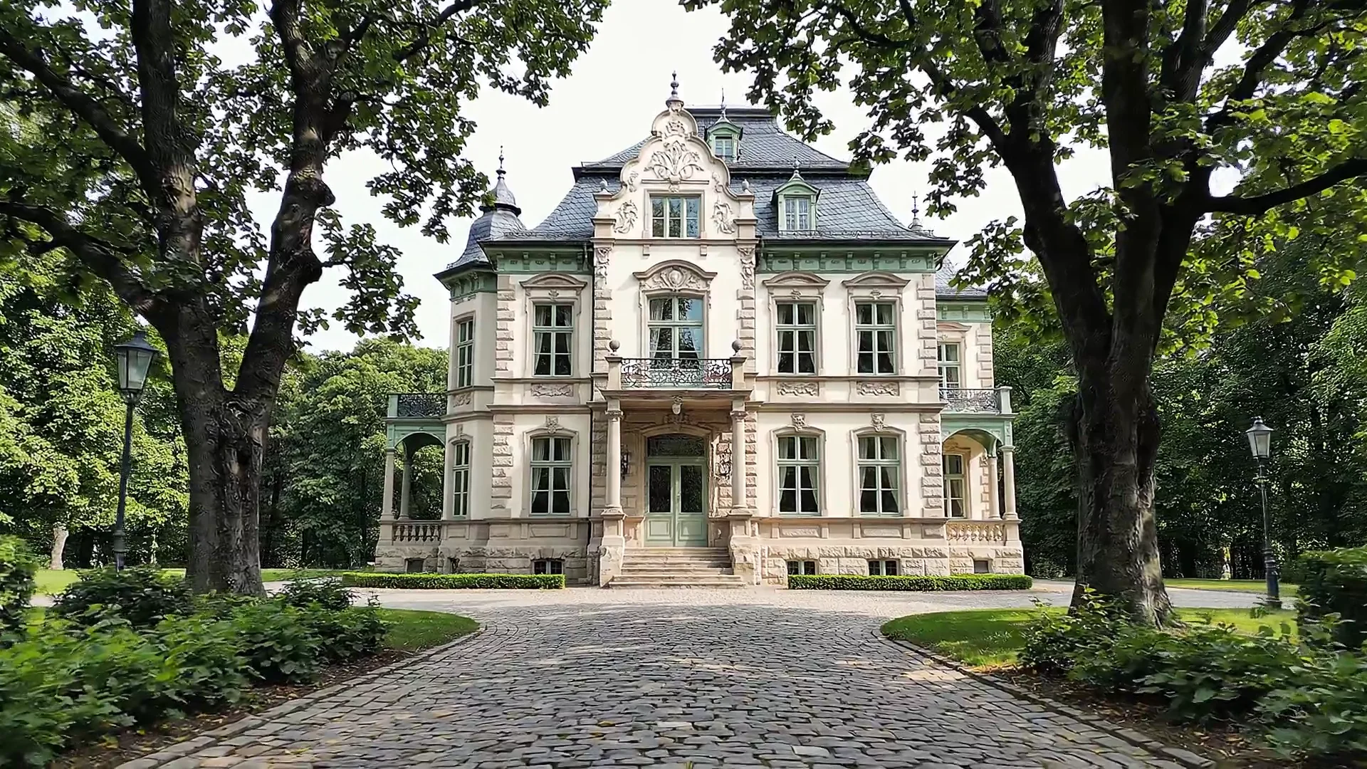 Illustrative Architekturvisualisierung für Weißer Hirsch