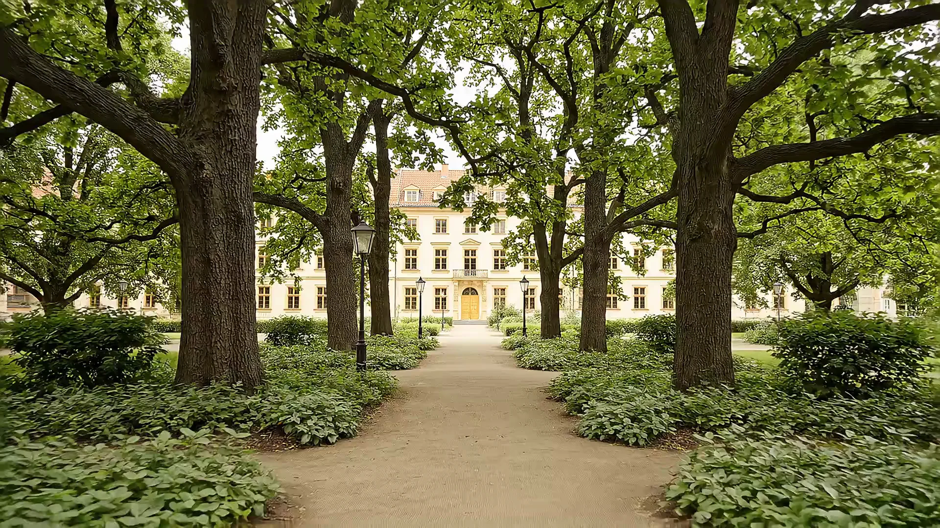 Illustrative Architektur- und Wohnraumszenen