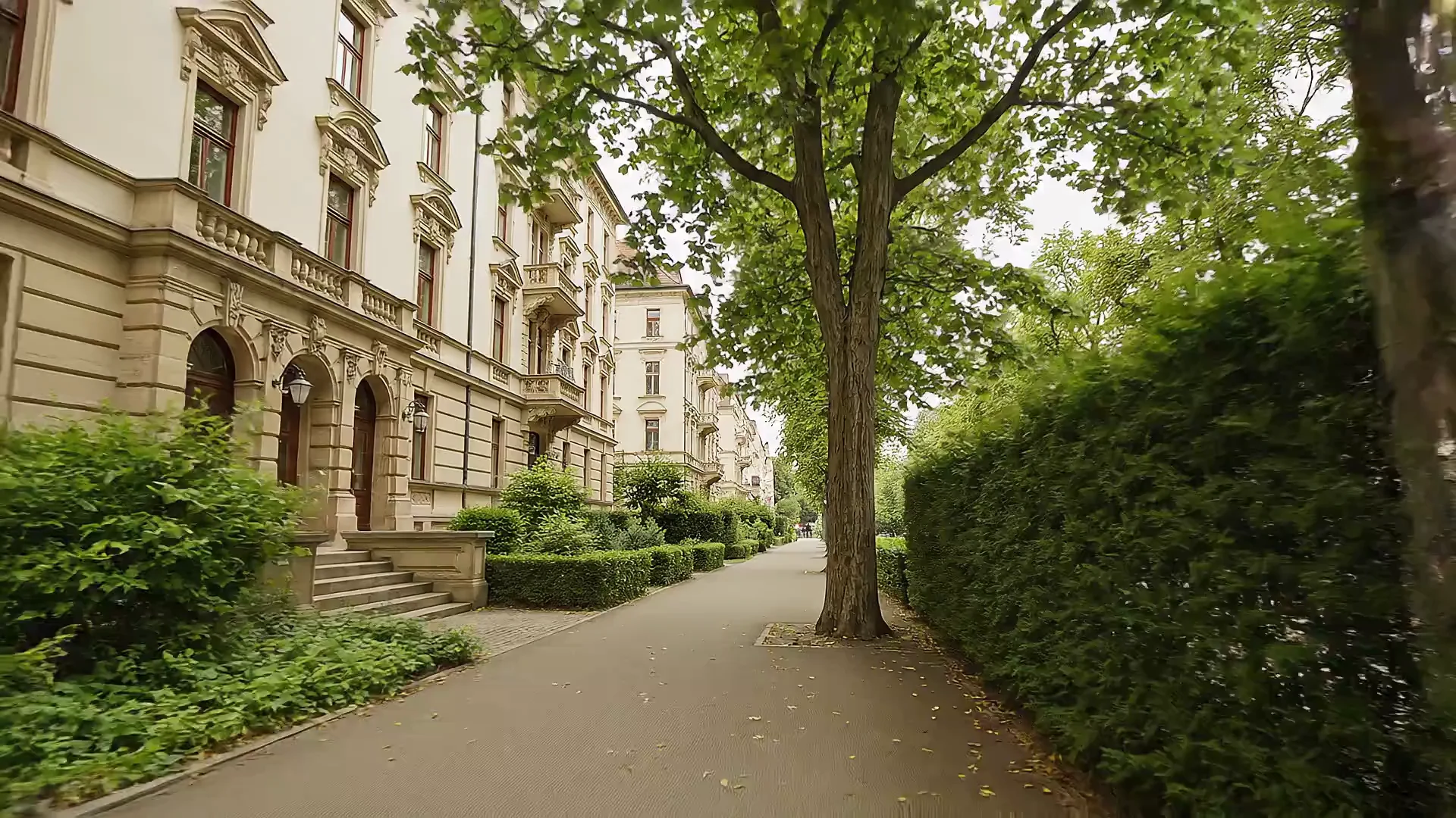 Illustrative Architektur- und Wohnraumszenen